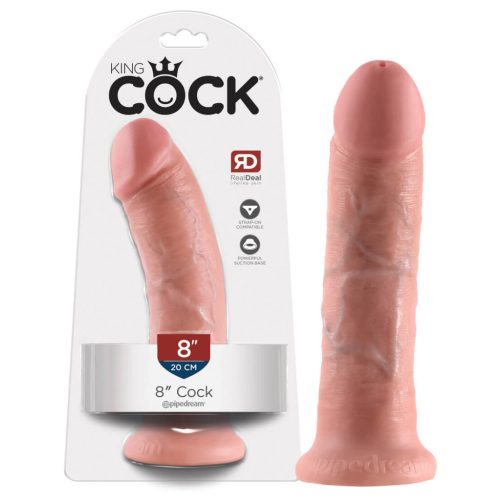 King Cock 8 dildó (20 cm) - natúr