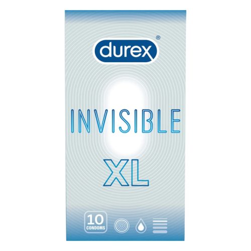 Durex Invisible XL - extra nagy óvszer (10db)